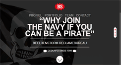 Desktop Screenshot of beeldenstorm.nl